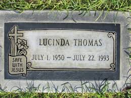 Lucinda Thomas (1950-1993)