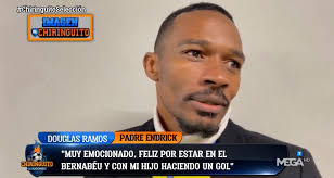 Douglas Ramos, Endrick's father: "I am very happy that my son scored his  first goal at the Santiago Bernabéu Stadium, and I hope that it will be  just one of many goals