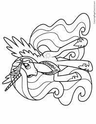 Find more coloring pages online for kids and . Princess Celestia Coloring Page Elegant My Little Pony Princess Celestia 02 Coloring P In 2020 My Little Pony Coloring Unicorn Coloring Pages My Little Pony Princess