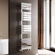 Modern style hanger, open spaces, a simple, even banal shape takes the form of infinity and also gives the possibility of infinitely many solutions. Elegant 1600 X 400mm Modern Design Chrome Flat Panel Heated Towel Rails Radiators