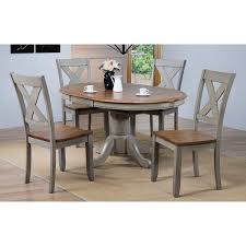 Wonderly 5 Piece Extendable Dining Set Dining Table Solid Wood Dining Chairs Solid Wood Dining Table