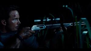 Check out the firepower chris pratt, and others, will use in the upcoming jurassic world, the fourth sequel and a reboot for the jurassic park franchise. Lot 478 Jurassic World 2015 Owen Grady S Chris Pratt Screen Matched Hero Marlin Rifle Price Estimate 12000 15000