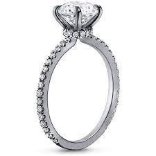 Black Rhodium Hidden Halo Engagement Ring Demi Brilliant Earth Black Rhodium Engagement Ring Black Gold Engagement Rings Black Band Engagement Rings