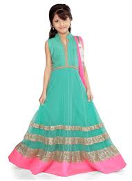 Green Net K And U Anarkali Suit Kids Designer Dresses Dresses Kids Girl Kids Dresses Online