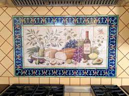 Check spelling or type a new query. Photo Shows Finished Installation Of Hand Painted Tile Mural With Decorative Tile Border Installed B Hand Painted Tiles Hand Painted Hand Painted Tiles Kitchen