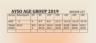 Age Groups 2019