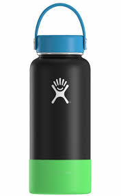 32 Oz Wide Mouth Pacific Strap Pacific Cap Black Bottle Kiwi Boot Hydro Flask Water Bottle Hydro Flask Bottle Custom Hydro Flask