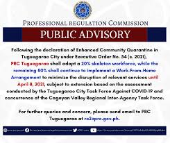 Manila, philippines (update 2, 6:30 p.m presidential spokesman harry roque earlier this week ruled out the possibility of extending ecq, claiming that the. News Events Professional Regulation Commission