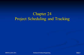 Chapter 24 Project Scheduling And Tracking Ppt Video