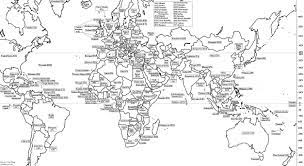 World Map Outline With Country Names Printable Archives New Black And White Printable Worl World Map Coloring Page World Map With Countries World Map Printable
