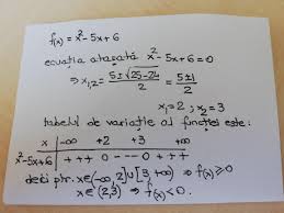 Vei găsi rezolvările următoarelor exerciții cu funcții de gradul i Semnul Functiei De Gradul 2 F X X La Puterea 2 5x 6 Explicata Va Rog Brainly Ro