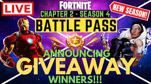 Here you will find out how to complete all splash down challenges in fortnite battle royale chapter 2 week 1 of season 3 on ps4, xbox one, pc, mac, switch & mobile. Live Fortnite Chapter 2 Season 4 Gameplay Battle Pass Review Battle Pass Giveaway Youtube