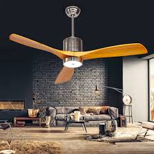 Free shipping and free returns* on all medium ceiling fans. 52 Inch Antique Ceiling Fan Light With Remote Control Minimalism Modern Fan Style Led Lamp Solid 3 Wooden Blades 52inch Dropship Ceiling Fans Aliexpress