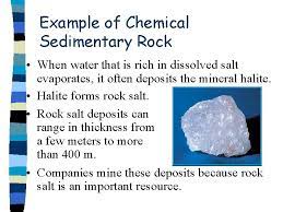 Any sedimentary rock that forms, as sediments settle out of a solution, is called a chemical sedimentary rock. Sedimentary Rocks Made Of Bits Pieces Of Other