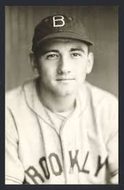 EDDIE MORGAN Real Photo Postcard RPPC 1937 Brooklyn Dodgers George Burke