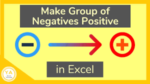 Multiplying two negative numbers results in a positive number because the product of two negative numbers can be described as the additive inverse of a pos multiplying two negative numbers results in a positive number because the product of. 4 Ways To Change A Range Of Cells From Negative To Positive In Excel Video Tutorial