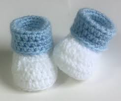 Practise the basic crochet stitches with this useful pattern from yarnspirations. Cuffed Baby Booties Crochet Pattern Aunt B S Loops Stitches