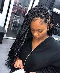 Pinterest Youh8key Twist Braid Hairstyles African Braids Hairstyles Long Hair Styles