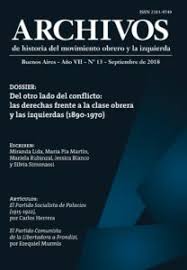 Visita espn para ver resultados de argentina con horarios y cobertura de tv para todos los torneos. El Partido Comunista En Los Albores De La Radicalizacion Politica En Argentina Estrategia Militancia Sindical Y Antiterrorismo Entre 1955 Y 1959 Archivos De Historia Del Movimiento Obrero Y La Izquierda