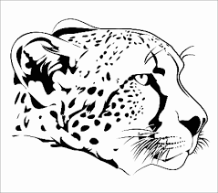Kids love painting cheetah coloring sheets as these pictures not only familiarize them with animals but also helps them overcome their fear of the jungle. Cheetah Head Coloring Page Coloringbay