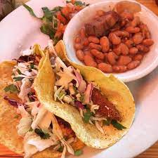 A unique 50's style restaurant with 50's style prices & the best breakfast in town. Baja Fish Tacos Picture Of Blackbeard S On The Beach Corpus Christi Tripadvisor