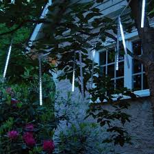 Led Dripping Icicle Lights Outdoor For Christmas Celebrations 8 Piece Set Icicle Lights Outdoor Icicle Lights Rain Lights