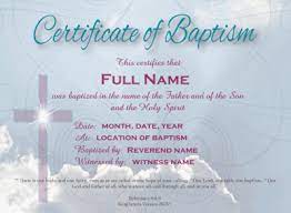 With the help of the baptism certificate template, you can draft Pin On Baptism