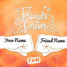 Amazing Friendship Day Greeting Card With Your Name Print Name On Friends Forever Wish Card Friendship Day Greetings Friendship Day Cards Friendship Day Wishes