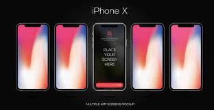 Iphone X Mockup Vector Iphone X Vector Mockup With 5 Sides Front Design A Complete Mockup For A Iphone X Appli Iphone Mockup Iphone Mockup Psd Mockup Free Psd