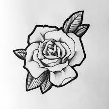 Rose Tattoo Design Schwarz Und Grau Design Schwarz Tattoo Rosetattoos Smallr Black And White Flower Tattoo Black And Grey Rose Tattoo Rose Drawing Tattoo