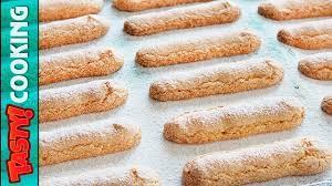 Spongy lady finger cookies are what makes tiramisu cake. Homemade Ladyfingers Recipe Savoiardi For Trifle Or Tiramisu Tasty Cooking Youtube