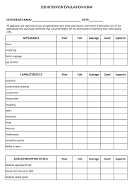 Therefore, interview evaluation is getting to the core of finding a successful recruit. 15 Interview Evaluation Form Templates For Manager Candidate Etc