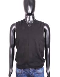 Details About Ted Baker Mens Vest Cotton V Neck Black Size M