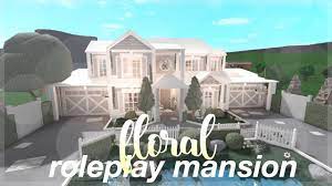 Bloxburg Floral Roleplay Mansion House Build Youtube I love how this build came out! bloxburg floral roleplay mansion house build
