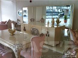 ديكورات سفرة مودرن 2019 بالصور أحدث تشكيله سفرة مودرن صور سفر مودرن 2019 Dining Room Layout Furniture Modern Furniture
