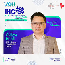 𝗦𝗽𝗲𝗮𝗸𝗲𝗿 𝗨𝗽𝗱𝗮𝘁𝗲! We are excited to welcome Aditya Kohli, CFO &  Director, Allied Medical Limited, as a distinguished speaker at the 𝟵𝘁𝗵  𝗜𝗻𝘁𝗲𝗿𝗻𝗮𝘁𝗶𝗼𝗻𝗮𝗹 𝗛𝗲𝗮𝗹𝘁𝗵𝗰𝗮𝗿𝗲 𝗖𝗼𝗻𝗳𝗲𝗿𝗲𝗻𝗰𝗲. With  his expertise in healthcare ...