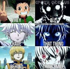 They All Have That Thing Behind Their Smile Gon Freecss Killua Zoldyck Kurapika Kurta Hunter Anime Hunter X Hunter Anime