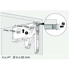 The height of the forehead can be infinitely adjusted to a set of symmetrical hoists. Blum Aventos Hk Top Kraftspeicherset Koch Group Ag