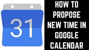 How To Propose New Time In Google Calendar Youtube