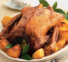 For the banquet of the christmas day delicious dishes are prepared: Roasted Goose For Christmas Dinner C Thehistoricfoodie S Blog