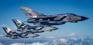 Photograph of a tornado gr4 cockpit from 2 sqn, raf marham. Behold These Stunning Photos Of A Unique Formation Of The Last Three Special Colored Tornado Gr4 Jets The Aviationist Royal Air Force Aircraft Tornado