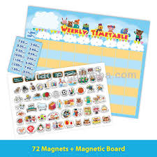 E1014 2017 Hot Brand New For Kids Baby And Child Creative Magnetic Learning Educational Weekly Timetable Planning Games Buy Magnetic Toys For