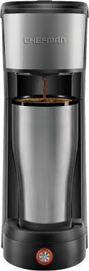 It maintains cool exterior even when you're done it's made with stainless steel material, so durability is ensured. Chefman Instacoffee Single Serve K Cup Pod Coffee Maker Stainless Steel Rj14 Ub Best Buy