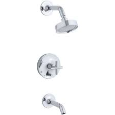 Purist Rite Temp Pressure Balancing Bath And Shower Faucet With Cross Handle Shower Faucet Kohler Purist Kohler Shower
