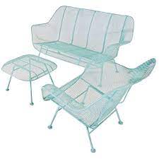3 Piece Set Of Patio Furniture By Russell Woodard Mrspk Oz Furniture Furniture Design Modern Wrought Iron Chairs