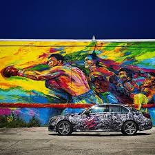 Float Like A Butterfly Sting Like A Turbocharged V6 Mbphotopass Ivannavaphoto Mbfwswim Mbsummer Mercedes Benz C400 Car Wrap By Wearehandsome