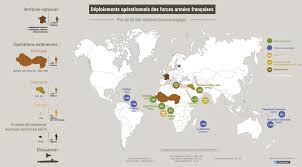 C?est l?annonce qu?a faite le 11 novembre le ministre de la d. Carte Des Operations Et Missions Militaires Francaises Militaires Chretiens