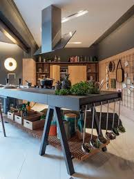 kitchen without cabinets and counters