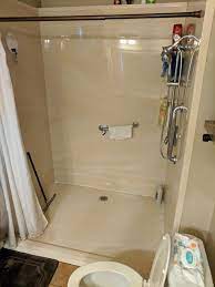 Local building codes determine the rate of slope, but often the drain runs with a slope of 1/4 inch per foot. Off Center Shower Drain How To Grade Shower Pan Ceramic Tile Advice Forums John Bridge Ceramic Tile