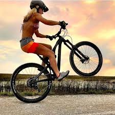 Wheelie Wednesday Girls On Bike City Bike Cycling Girls